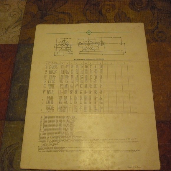 1932 Allis Chalmers Leaflet - Vintage Collectible - Picture 3 of 3